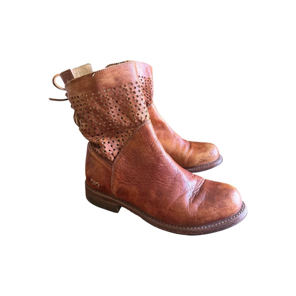 Bed Stu Cobbler Cheshire Boots 8 Mid-Calf Leather Zip Artisa boots - Picture 9 of 9